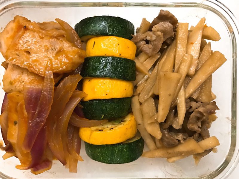 お弁当-170907-竹筍炒肉絲