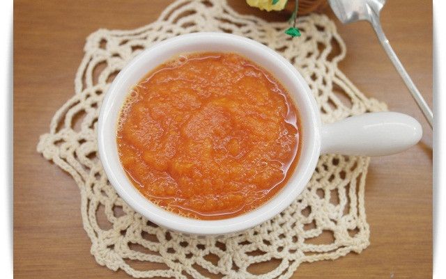 寶寶副食品「木瓜泥」幫助消化 ♪
