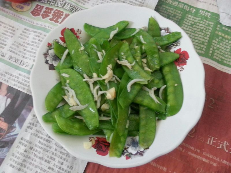 香炒荷蘭豆