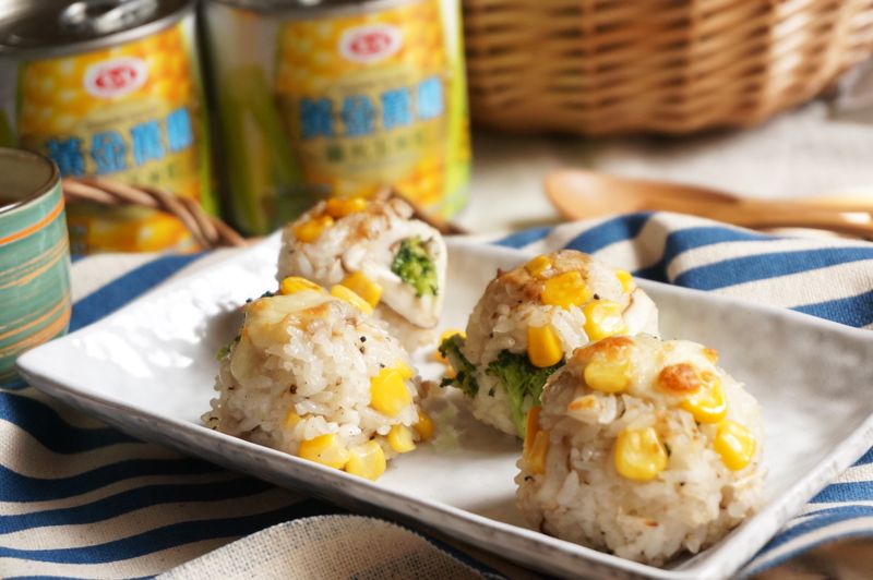 黃金玉米烤飯糰