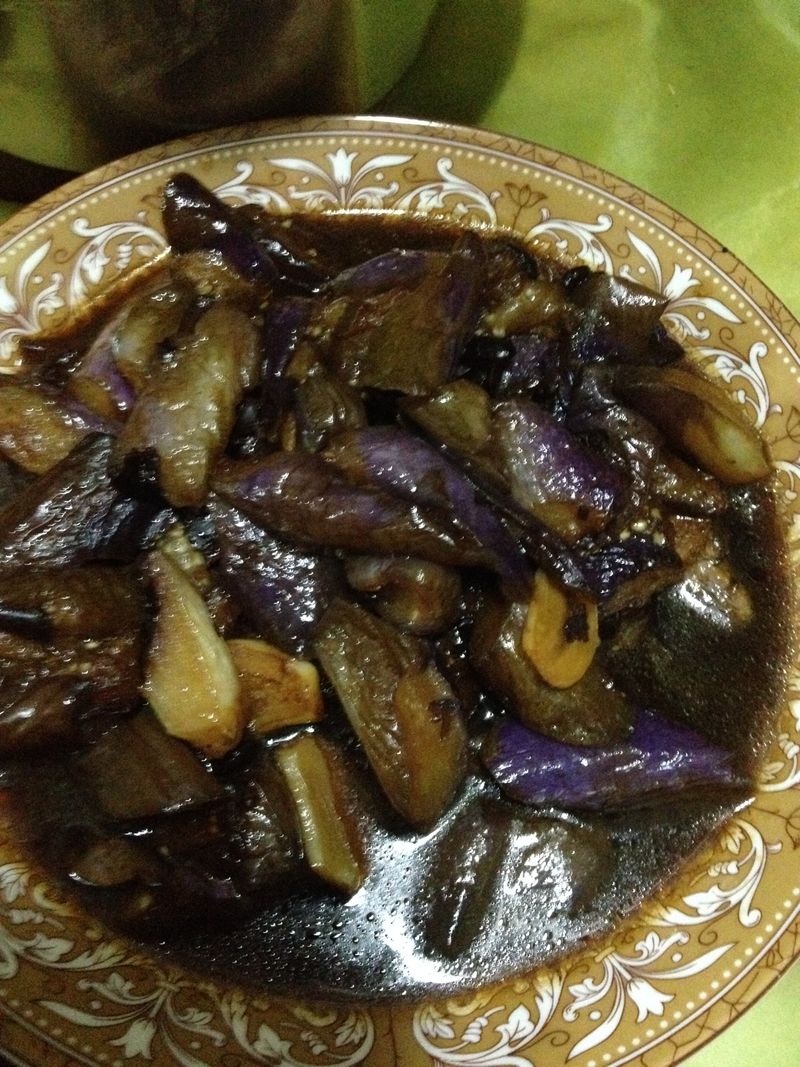 豆鼓炒茄子