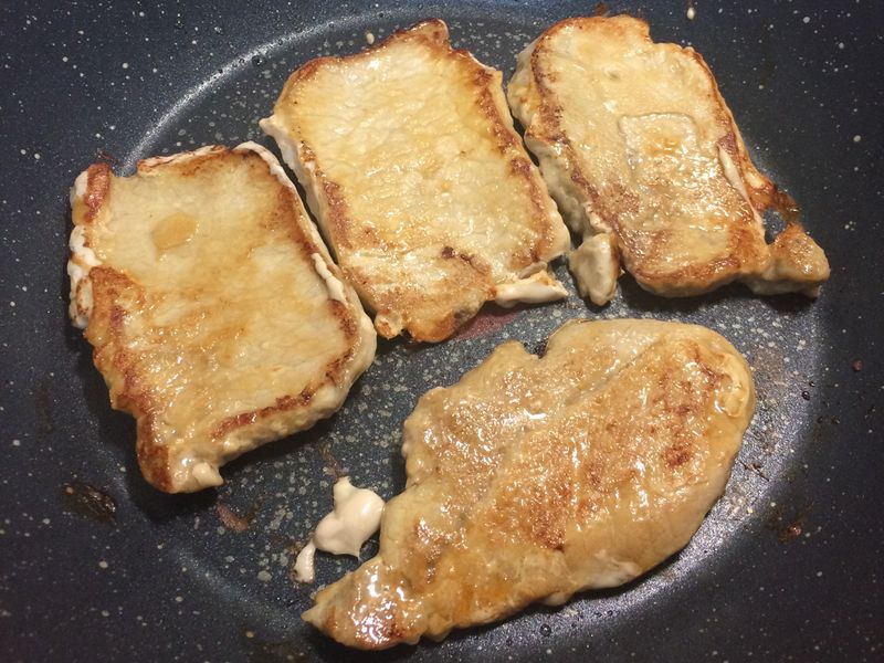 煎豬里肌肉片