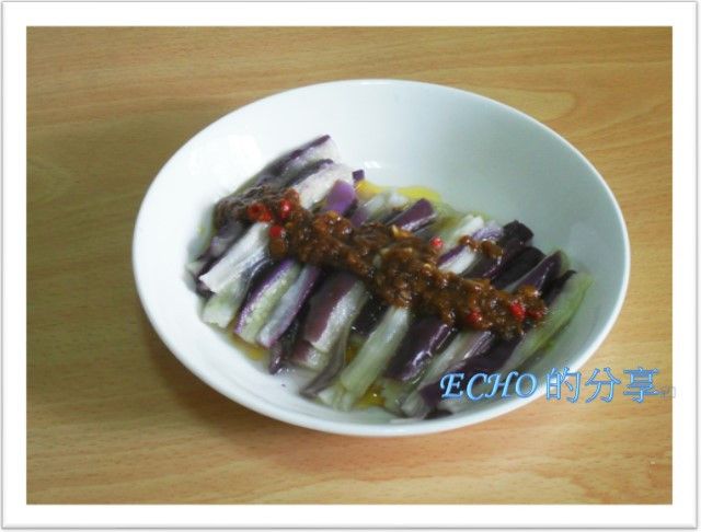 簡單無油煙料理-涼拌沙茶茄子