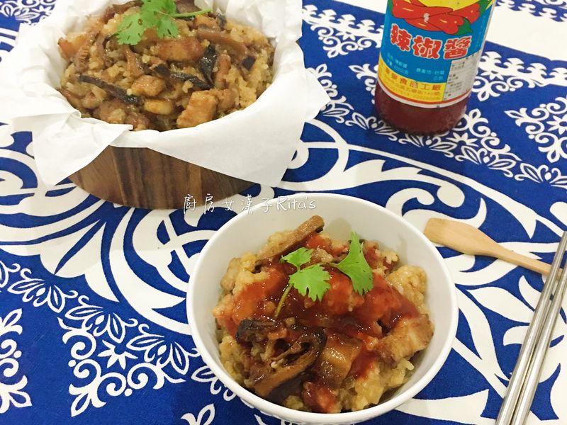 簡易香菇油飯