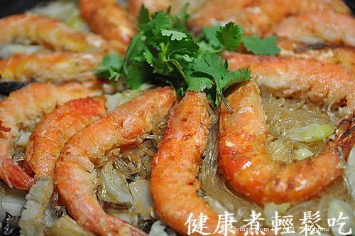 鮮蝦粉絲煲