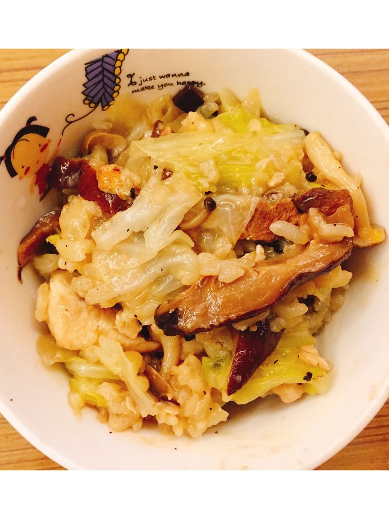 【隨興料理】高麗菜飯(電鍋版)