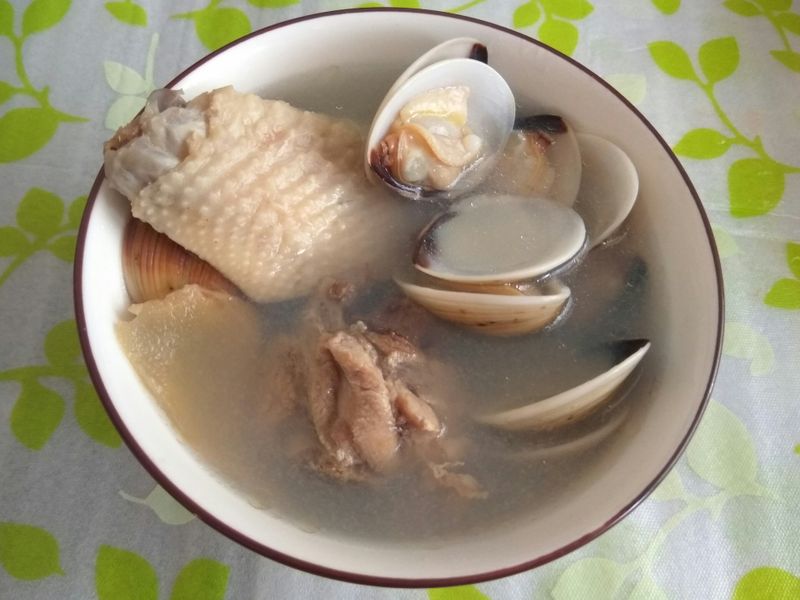 蛤蜊雞湯