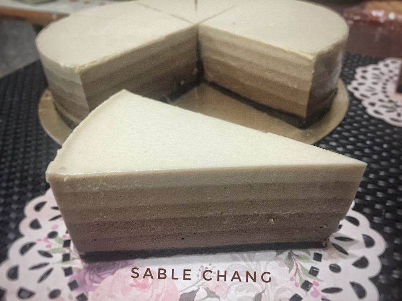 ☕️摩卡乳酪蛋糕(免烤)