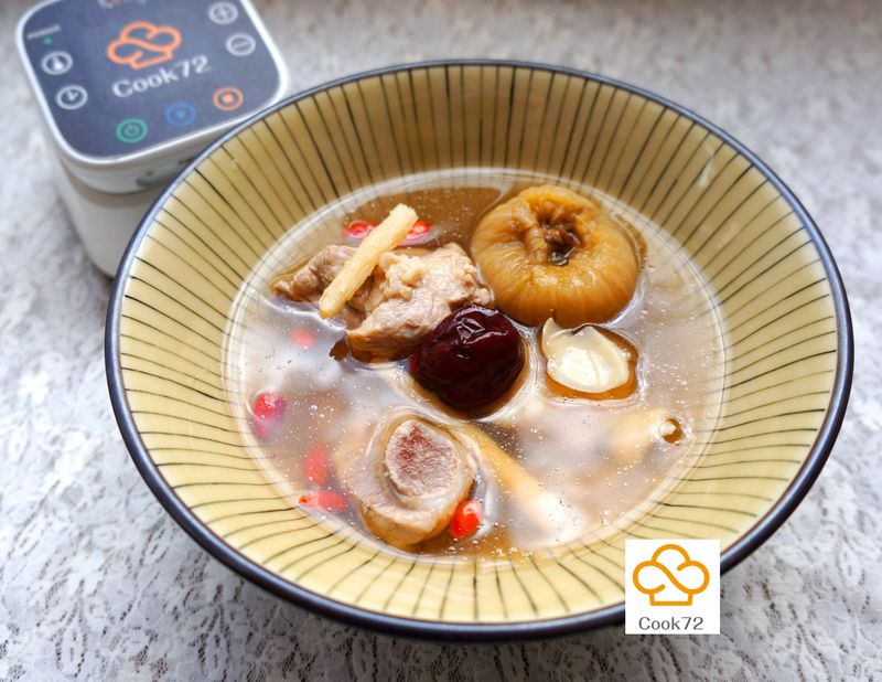 Cook72◎沙參無花果排骨湯◎舒肥料理