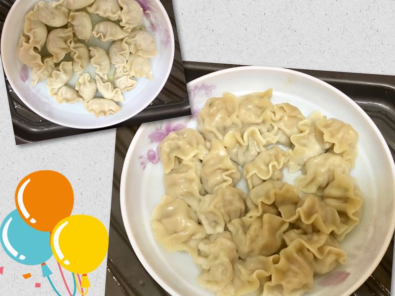 蒸煮水餃