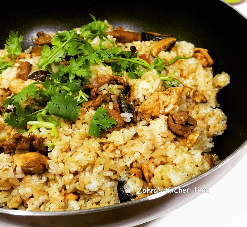 羊肉油飯
