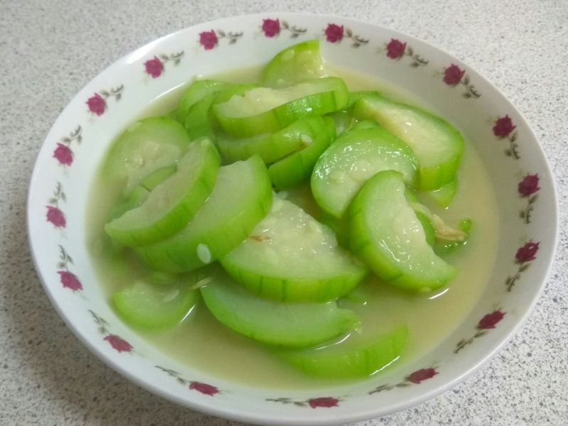 嫩薑炒絲瓜