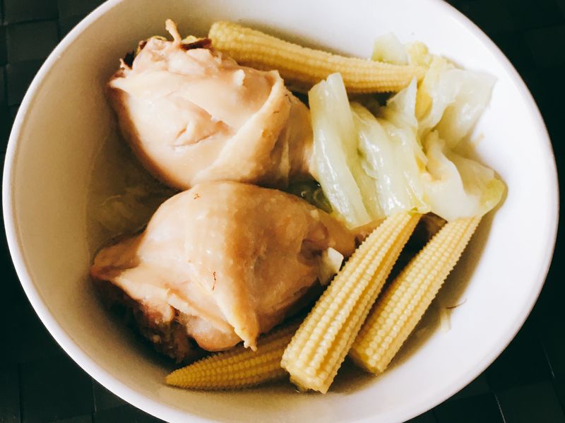 大白菜燜雞腿