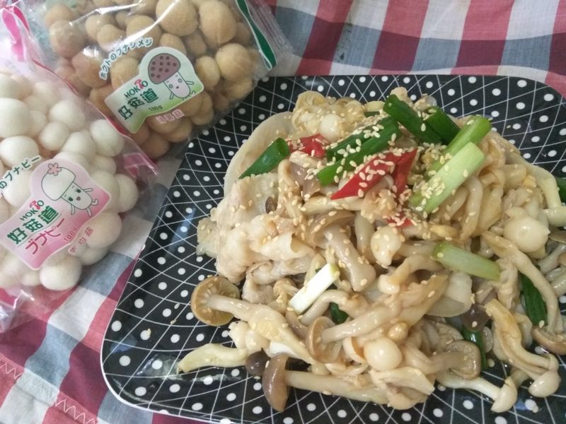 十分鐘辛香豚片菇菇涼拌菜【好菇道好食光】