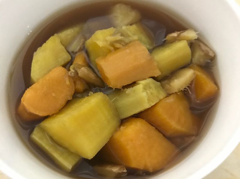 超簡單黑糖薑汁地瓜湯
