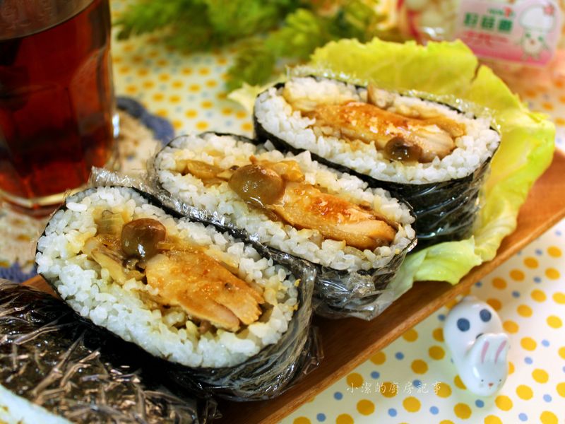 照燒菇菇雞肉飯糰