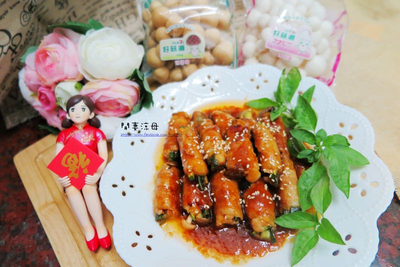 蜜汁豬五花串菇菇【好菇道好食光】