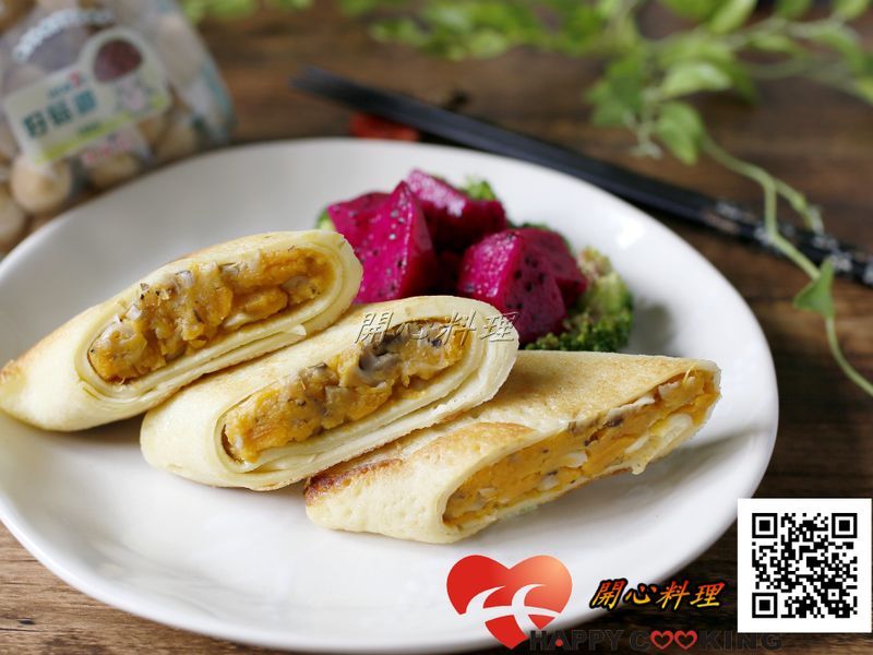 雙菇地瓜餅『好菇道好食光』