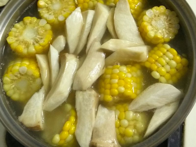 杏鮑玉米湯