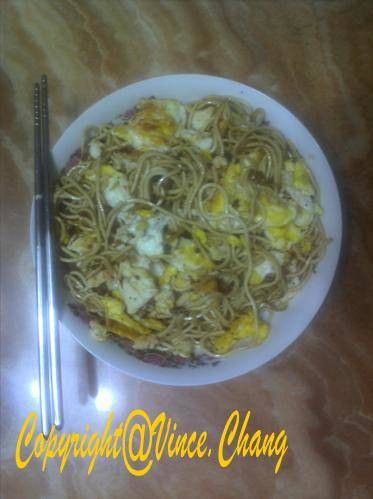 葱油炒麵