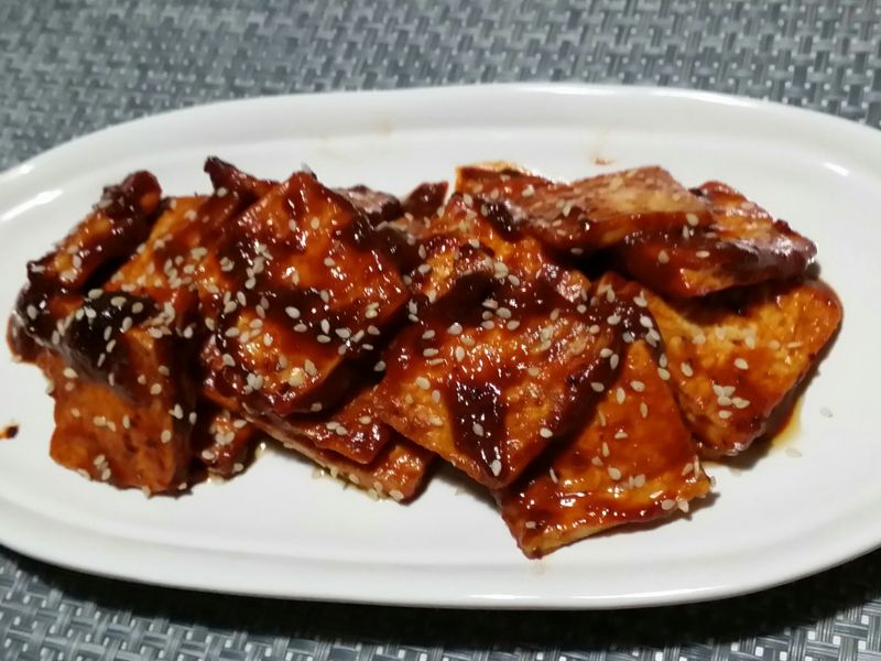 韓式辣醬燒豆腐♡
