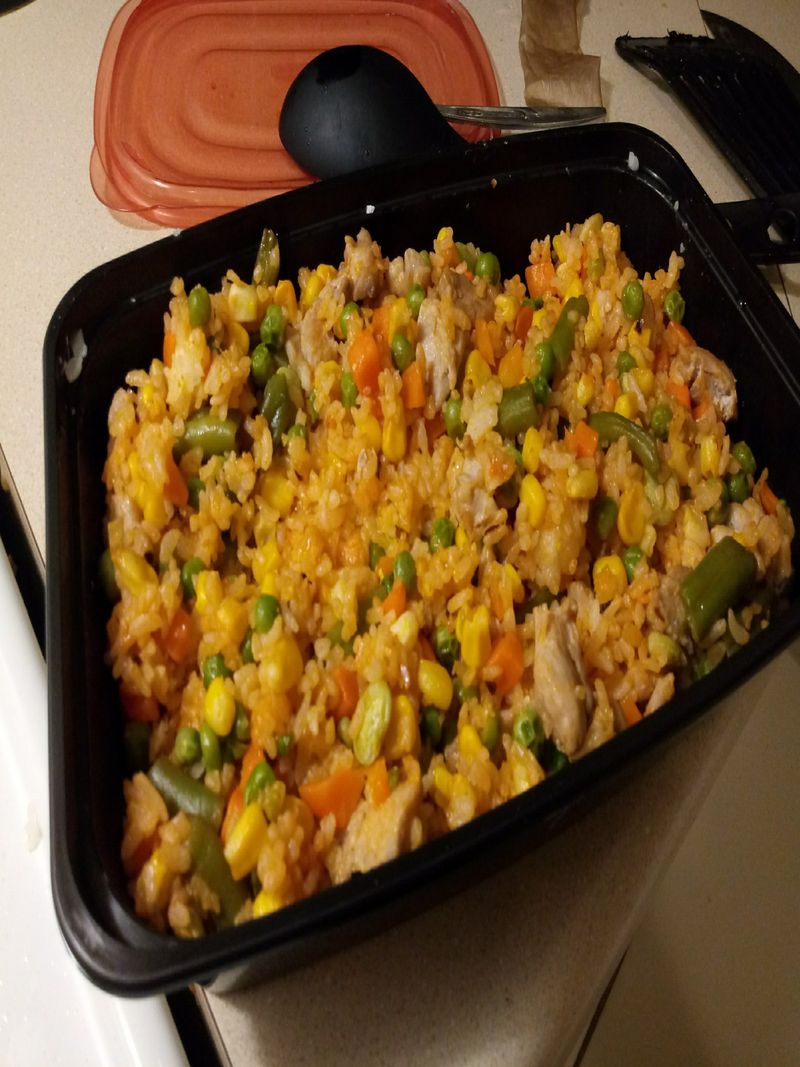 蕃茄蔬菜炒飯