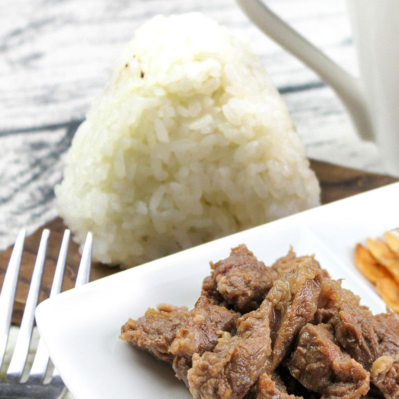 【厚生廚房】蒜味香煎牛角肉飯糰