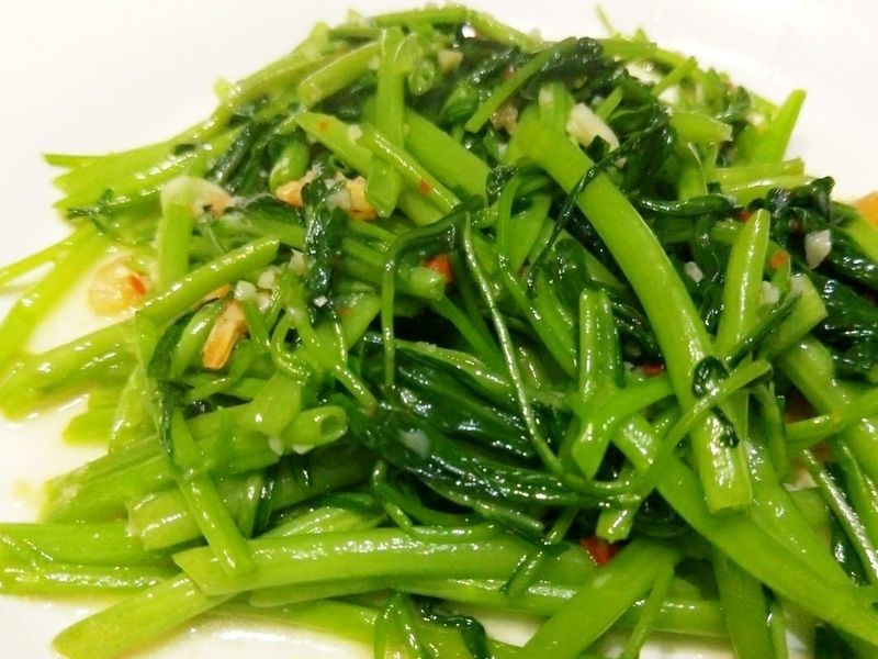 蝦米炒空心菜