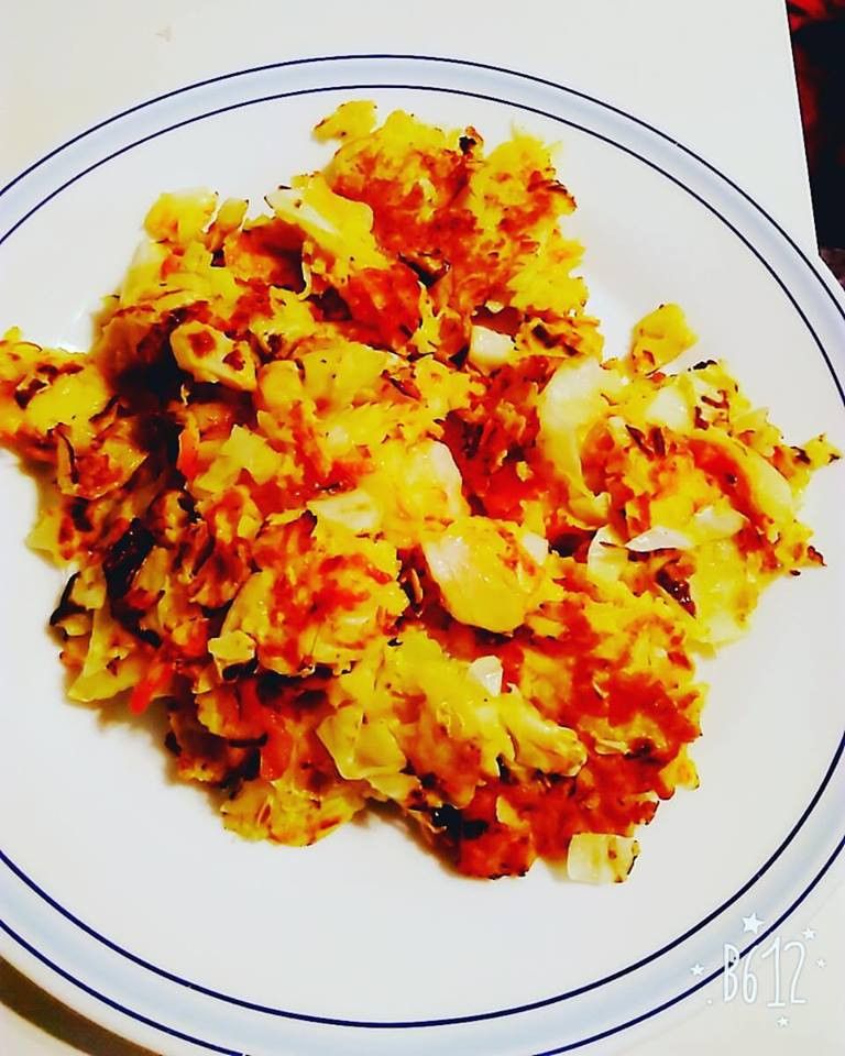 高麗菜絲煎餅