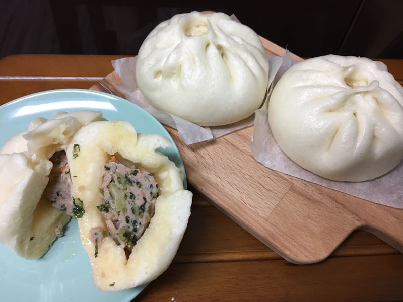 雪菜肉包