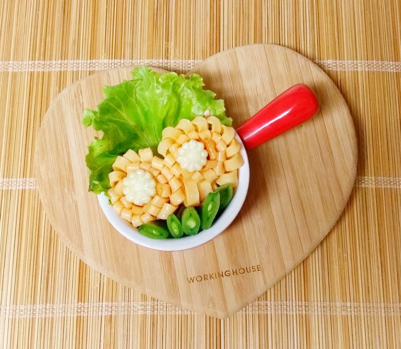 玉米筍蛋皮花