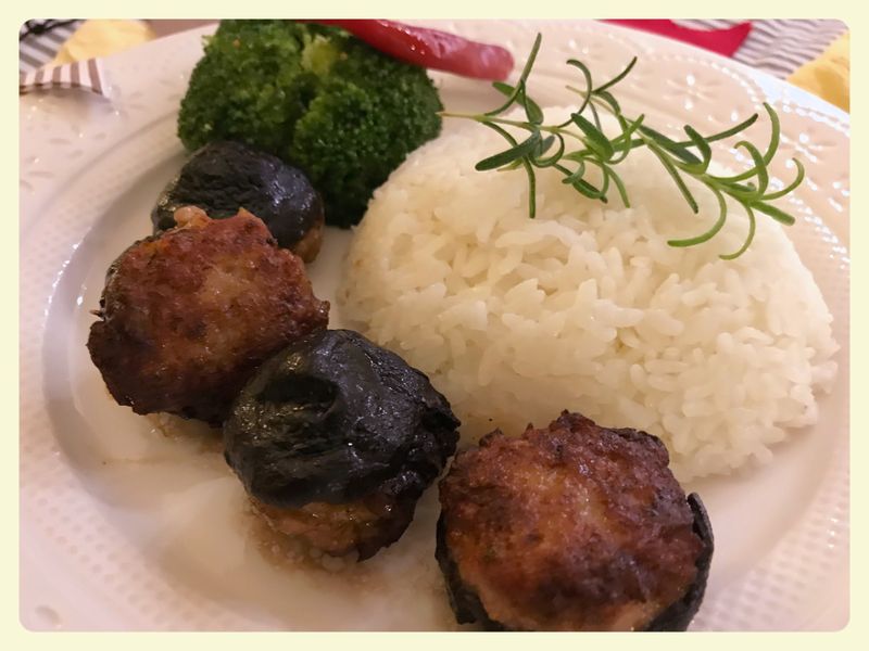 香菇鑲肉（露營ＯＫ）