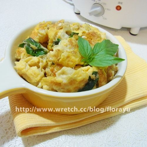 珊瑚菇炒蛋