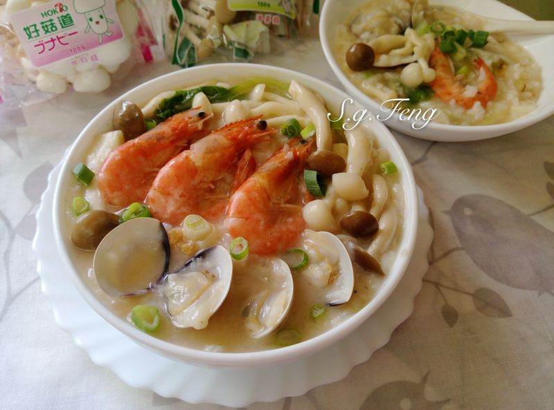 菇菇海鮮粥【好菇道好食光】