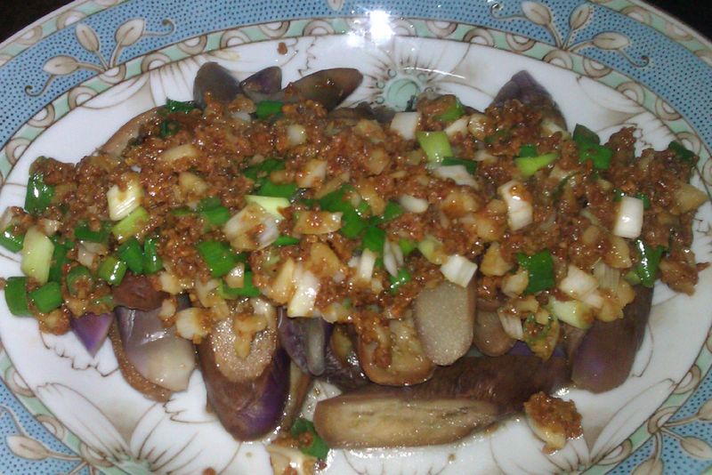 豆酥茄子
