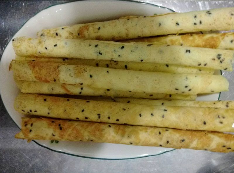 芝麻蛋捲