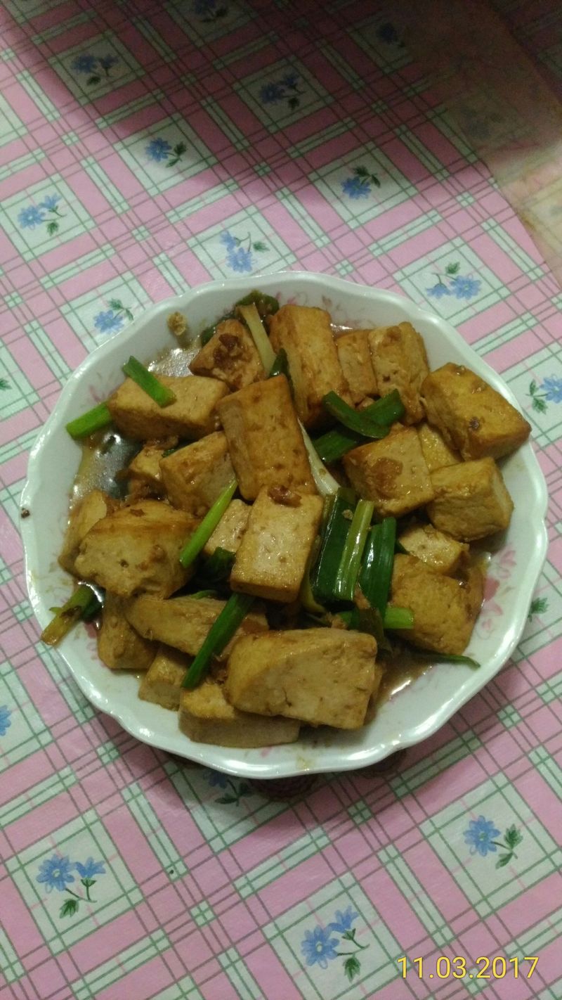 青辣椒豆腐