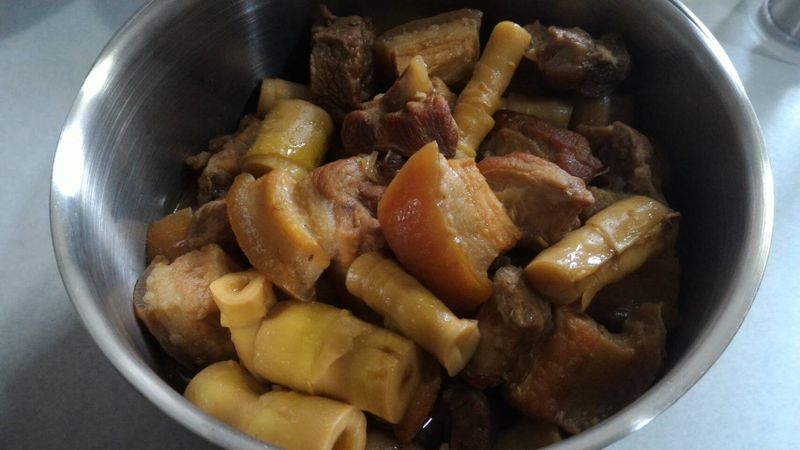 下飯菜~筍尖燒肉