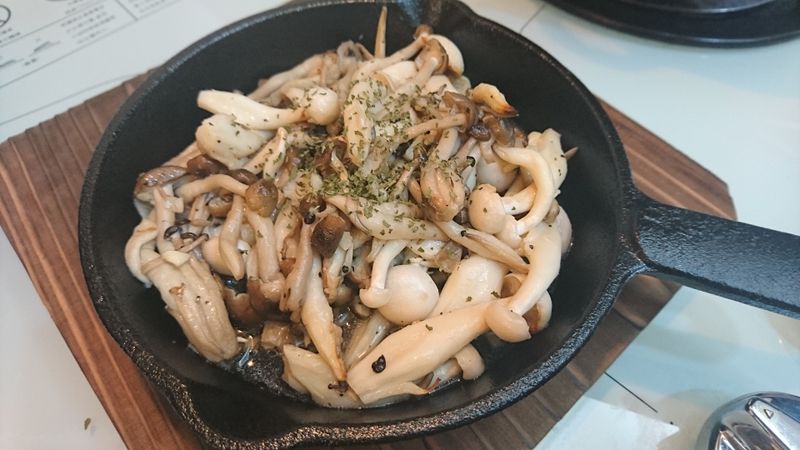 橄欖油烤雙菇