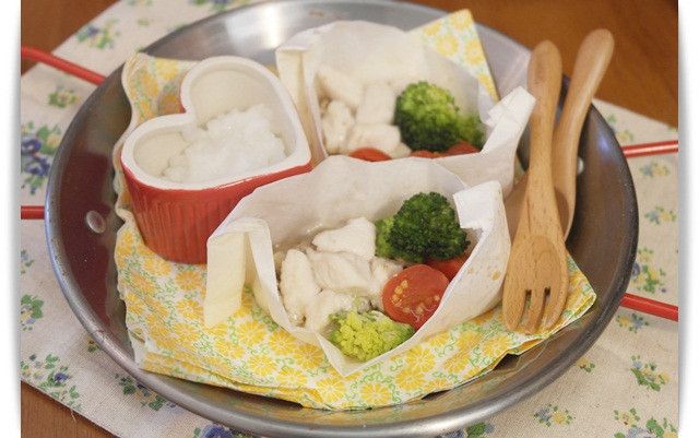 寶寶副食品「紙蒸魚」簡單又營養 ♪