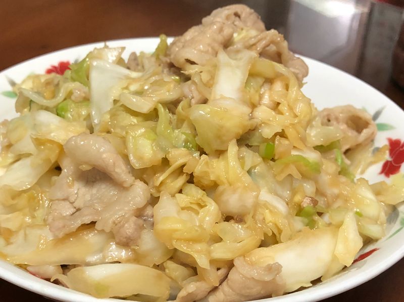 高麗菜炒豬五花