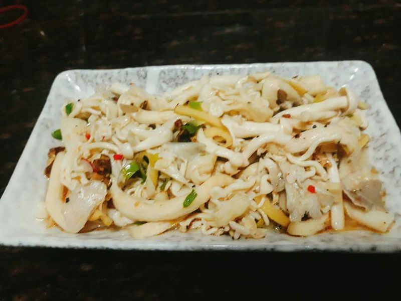 薑香麻油拌菇