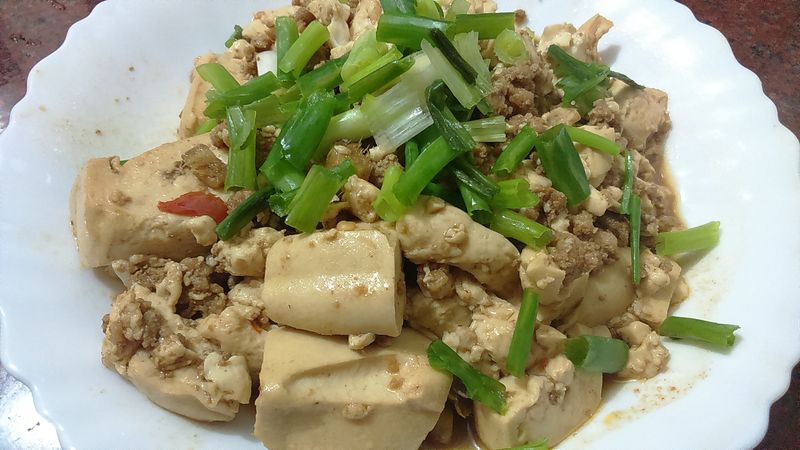簡易炸醬豆腐