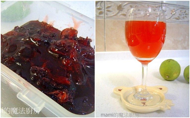 洛神花果醬vs 洛神花茶
