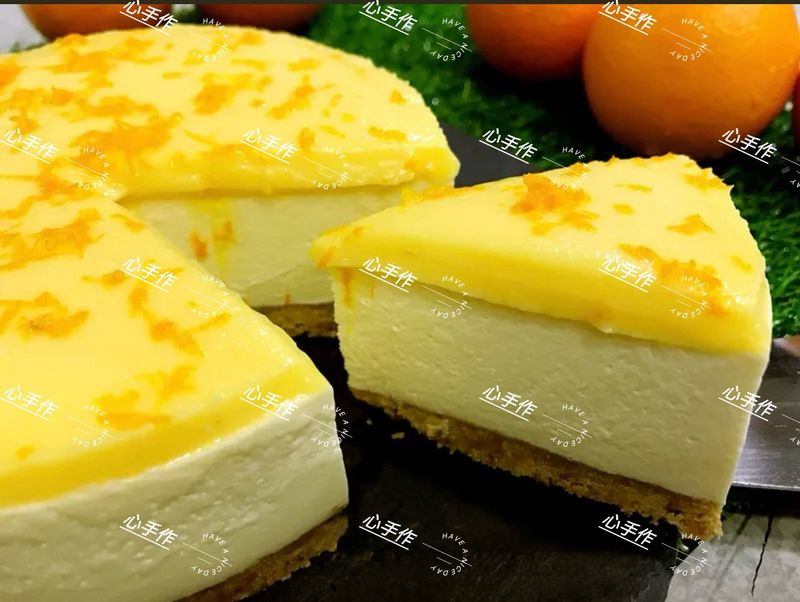 🍊香吉士生乳酪蛋糕🍊(6吋、免烤箱)