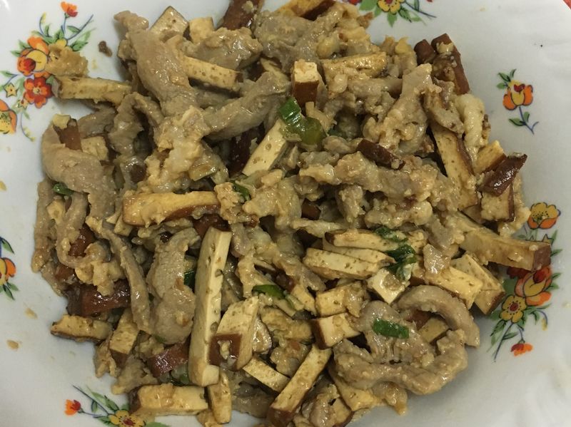 豆乾肉絲