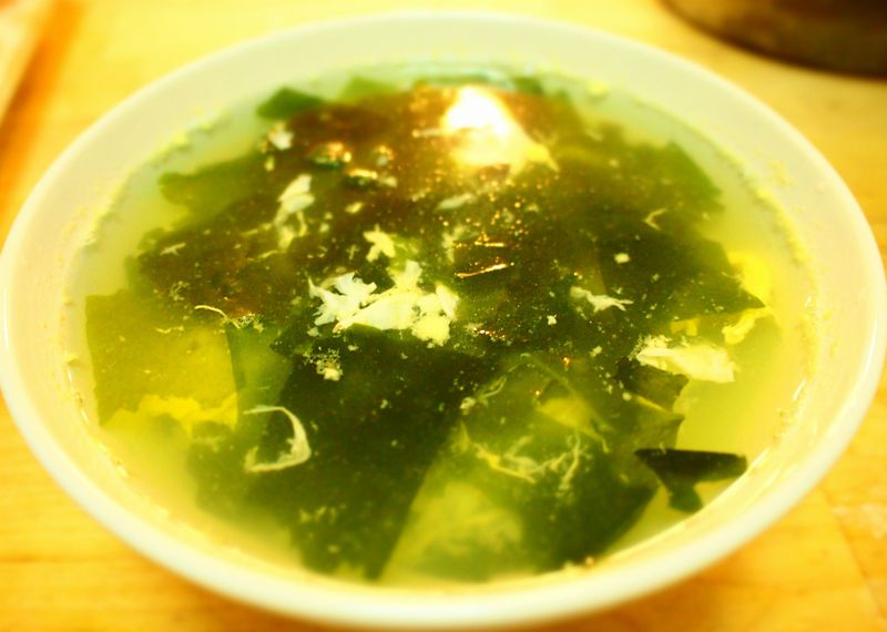 紫菜蛋花湯