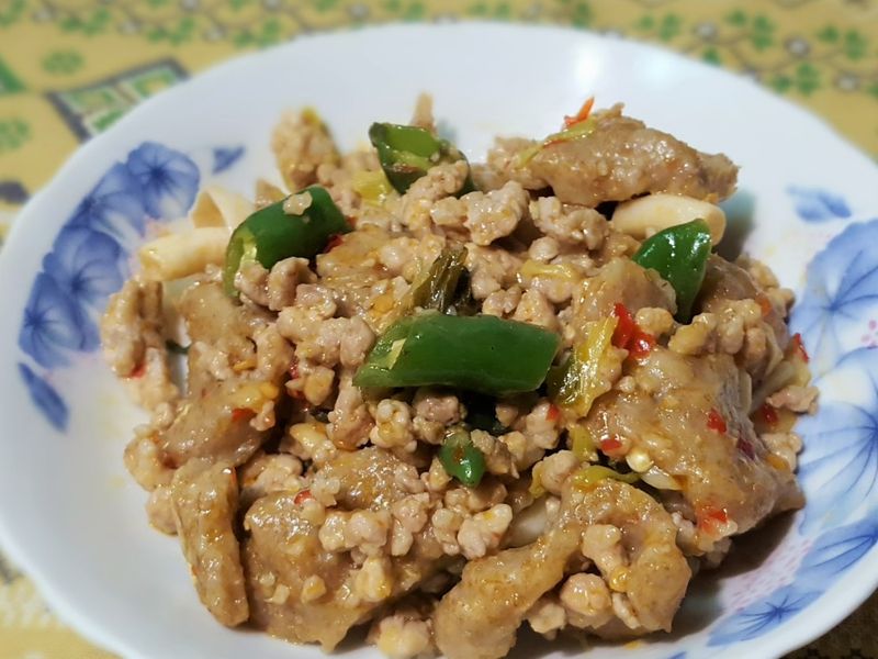 辣炒絞肉