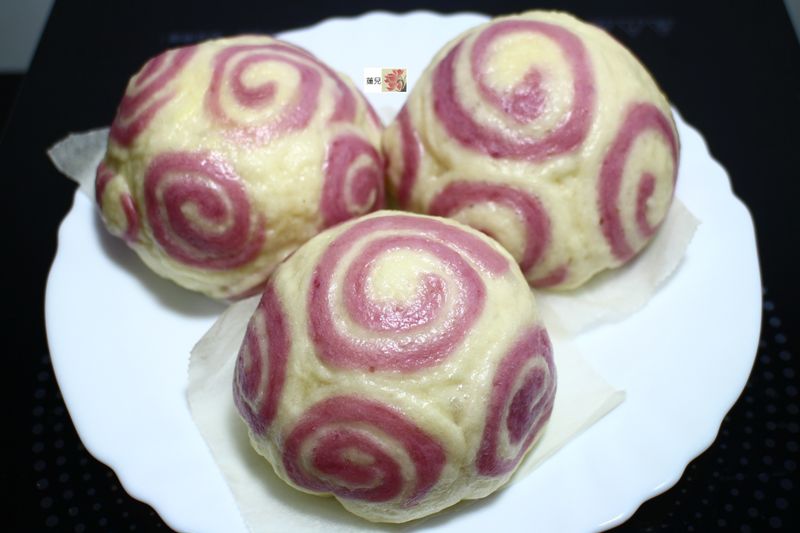 芋泥花式包子