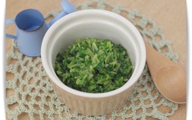 寶寶副食品「豌豆苗泥」豐富蛋白質 ♪
